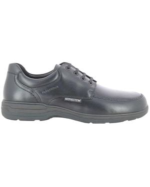 Mephisto Schwarze Herrenschuhe Für Den Alltag - Grau