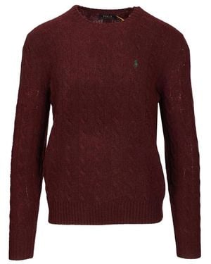 Polo Ralph Lauren Round-Neck Knitwear - Purple