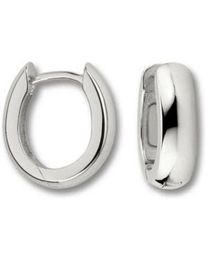 ONE ELEMENT Silber Creolen Ohrringe - Mettallic
