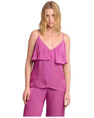 Kocca Sleeveless Tops - Purple