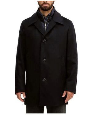 HUGO Single-Breasted Coats - Black