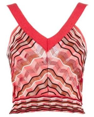 Nenette Sleeveless Tops - Red