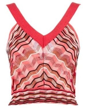 Nenette Sleeveless Tops - Red