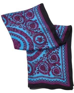 Versace Silk Scarves - Blue