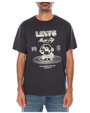 Levi's Ss Relaxed Fit Tee Roll Models - Zwart