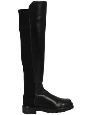 Stuart Weitzman 5050 Lift Overknee Laarzen - Zwart
