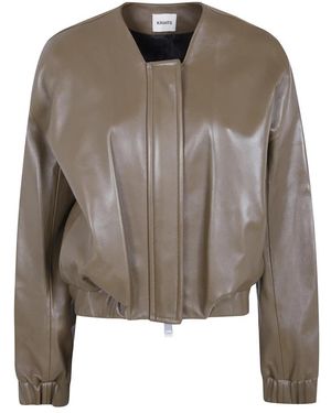 KHAITE Jassen ,Groen ,Leather Jassen - Grijs