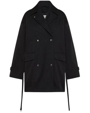 OOF WEAR Kurzer Trenchcoat - Schwarz