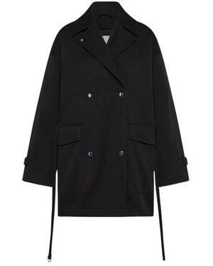 OOF WEAR Korte Trenchcoat - Zwart