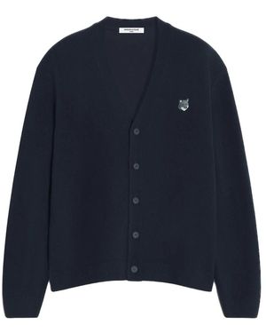 Maison Kitsuné Cardigans - Blue