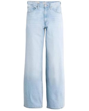 Levi's Jeans ,Blauw ,Katoen Cinch Wide Leg Jeans
