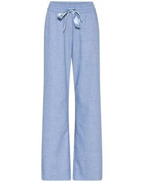 GUSTAV Wide Trousers - Blue
