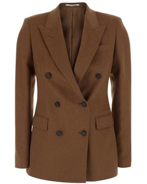 Tagliatore Jassen ,Bruin ,Katoen Parigi Double-Breasted Jacket