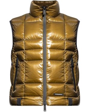 DSquared² Gewatteerde Spencer - Metallic