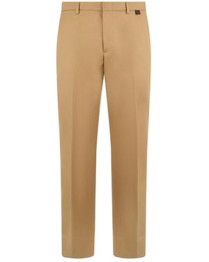 Gucci Broeken ,Katoen Straight Broeken - Naturel