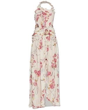 Blumarine Blumenmuster Kleid - Pink