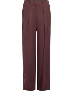 Marella Wide Trousers - Purple
