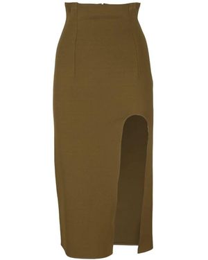 ALESSANDRO VIGILANTE High waist skinny jeans - Grün