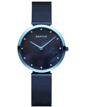 Bering Damen Armbanduhr Blau Classic 18132-398