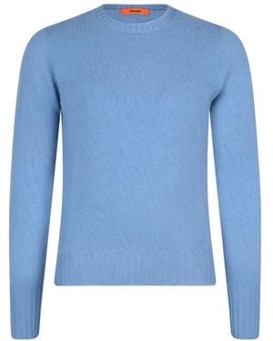 Drumohr Round-Neck Knitwear - Bleu