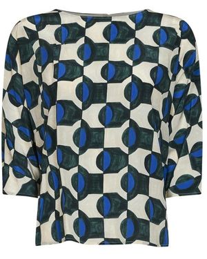 Weekend by Maxmara Overhemden ,Veelkleurig ,Blouses - Blauw