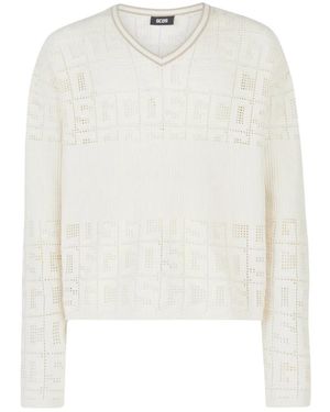 Gcds Long Sleeve T-Shirts - White