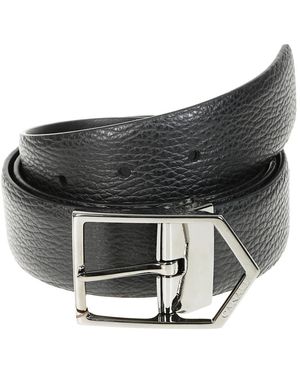Canali Ledergürtel - Schwarz