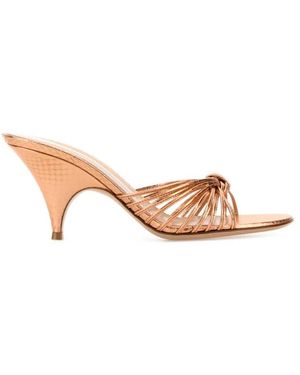 Gianvito Rossi Schoenen ,Oranje ,Leer Malè Mules - Roze