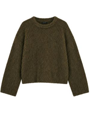 R13 Truien & Vesten ,Groen ,Wol Oversized Grunge Sweater