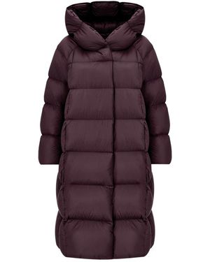 CESARE GASPARI Plum Cloud Puffer Jas - Paars