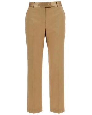 Alberto Biani Slim-Fit Trousers - Natural