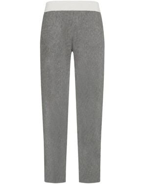 Deha Straight Trousers - Grigio