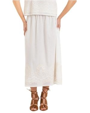 Kocca Midi Skirts - Blanco