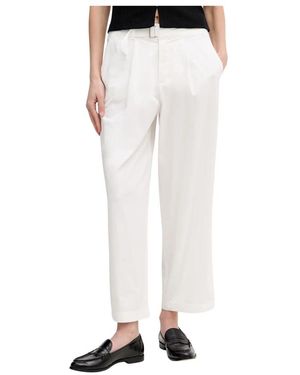 MARC AUREL Broeken ,Wit ,Katoen High Waist Chinos