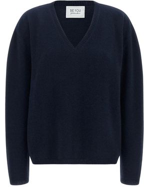 Be You V-Neck Knitwear - Bleu