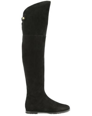 Maison Skorpios Over-Knee Boots - Negro