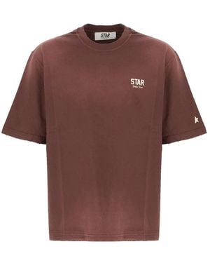 Golden Goose T-Shirts - Brown