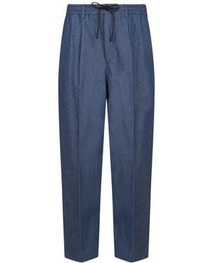PT Torino Straight Trousers - Blu