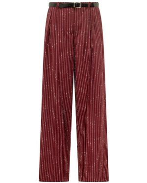 Dolce & Gabbana Wide Trousers - Red