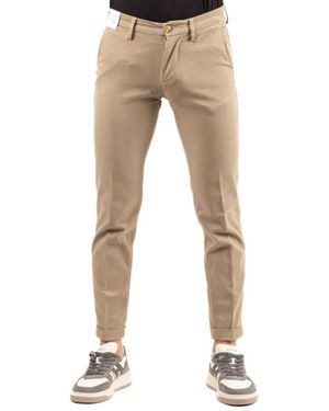 Re-hash Mucha Slim-Fit Broeken - Naturel