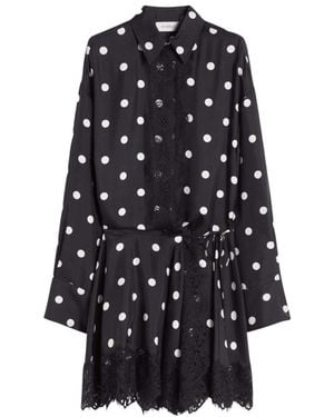 Sportmax Shirt Jurken - Zwart