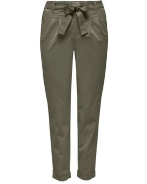 ONLY Slim-Fit Trousers - Verde