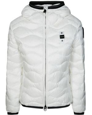 Blauer Jassen ,Wit ,Nylon Camelia Giubbotto - Grijs