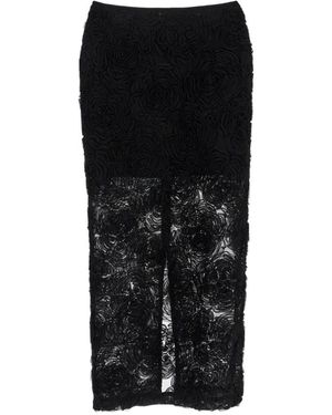 ROTATE BIRGER CHRISTENSEN Midi Skirts - Negro