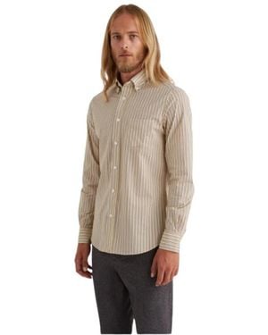 Traiano Milano Casual Shirts - Natural