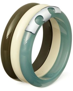 Tory Burch Set bracciali in resina - Verde