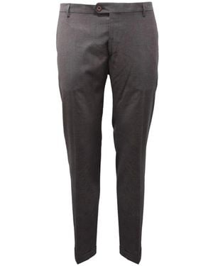 Michael Coal Suit Trousers - Grey