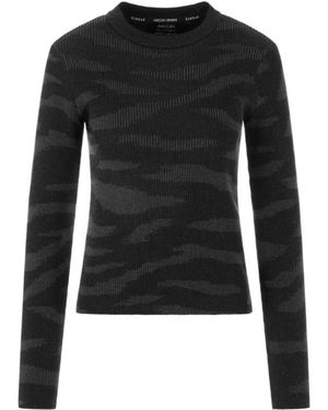 Marc Cain Rippstrick-Pullover (Gestrickt - Schwarz