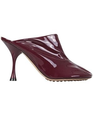 Bottega Veneta Heeled Mules - Purple