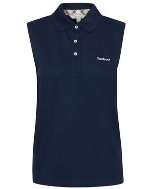 Barbour Sleeveless Tops - Blue